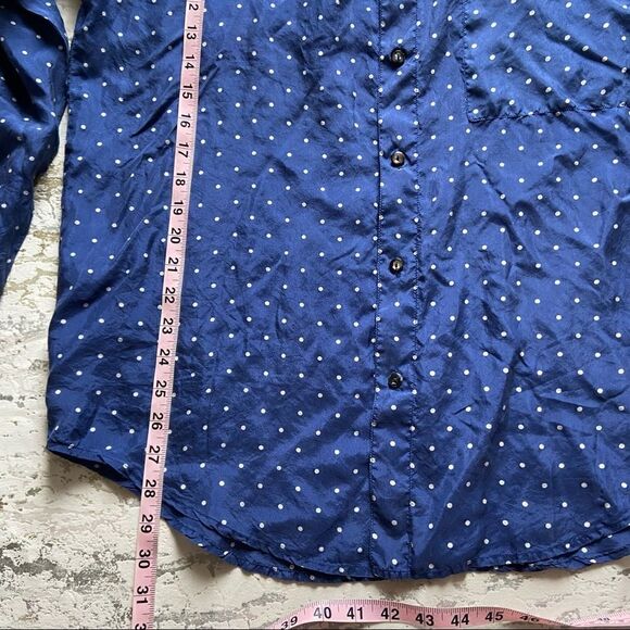 Santana Vintage 100% silk button down - Picture 9 of 11